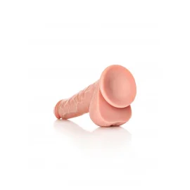 REALROCK Straight Realistic XXL Dildo so semenníkmi 34 cm