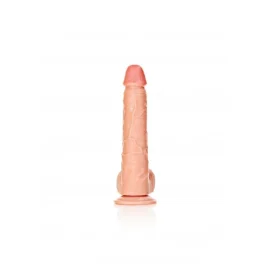 REALROCK Straight Realistic XXL Dildo so semenníkmi 34 cm