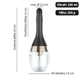 BASIC X automatická vibračná análna sprcha