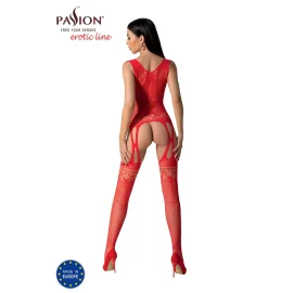 Passion bodystocking BS099 červený