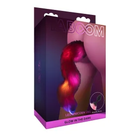 Taboom Unicorn Análny kolík so svietiacim chvostom LED