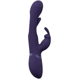 VIVE Mika Rabbit vibrátor s extra stimuláciou pre bod G - fialový