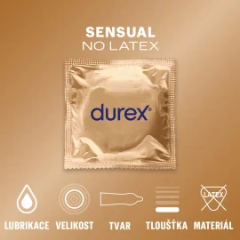 Durex kondómy Sensual No Latex 20 ks