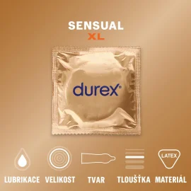 Durex kondómy Sensual XL 10 ks