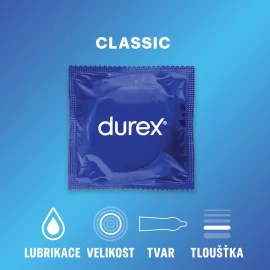 Durex Classic kondómy 12 ks