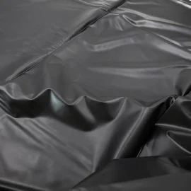 BASIC X Lakované ložní prádlo - PVC prostěradlo černé
