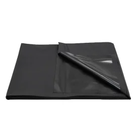 BASIC X Lakované ložní prádlo - PVC prostěradlo černé