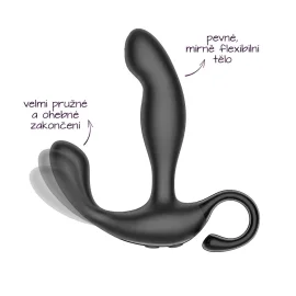 BASIC X Zeke stimulátor prostaty na diaľkové ovládanie čierny