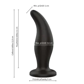 BASIC X Dominique análny kolík čierny
