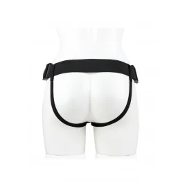 Realrock Hollow Strap-on dutý pripínací penis so semenníkmi 23 cm - telový