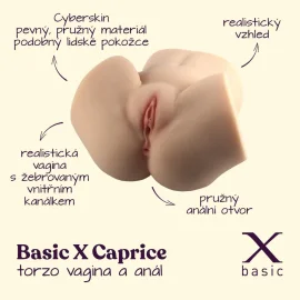 BASIC X Caprice - torzo vagína a anál