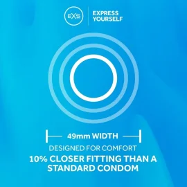 EXS Snug Fit pack Kondómy 48 ks