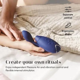 Womanizer Duo 2 Stimulátor klitorisu a vibrátor 2 v 1 Blueberry
