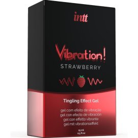 intt Vibration! Tingling effect gel - Strawberry 15 ml
