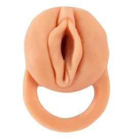 Nature Skin 2v1 Návlek na penis a masturbátor 18,5 cm