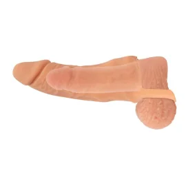 Nature Skin 2v1 Návlek na penis a masturbátor 18,5 cm