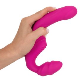 Strapless Strap-On 2 vibrátor s diaľkovým ovládaním - ružový