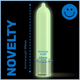Pasante kondómy Glow 12 ks