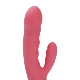 Svakom Avery Rabbit vibrátor s pulzáciami - ružový