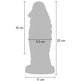 Hidden Desire Extreme vibračné dildo Devil Monster