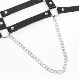 Subblime Harness s retiazkami - čierny