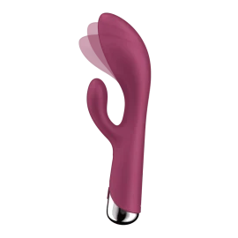 Satisfyer Spinning Rabbit 1 vibrátor - vínový
