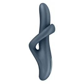 Satisfyer Heat Flex 4 rabbit vibrátor - šedý