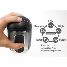 TENGA Zero Flip Gravity Strong masturbátor - čierny