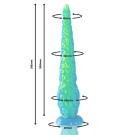 EPIC Scylla fluorescent dildo - Large size