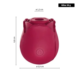 BASIC X Rose podtlakový stimulátor klitorisu