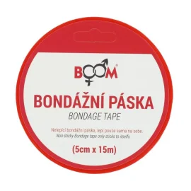 BOOM Bondážna páska 15 m - čierna