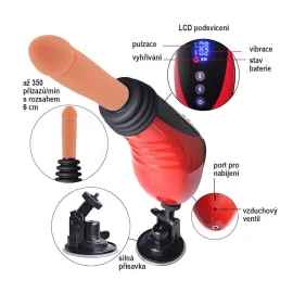 BASIC X Speedy pulzačný vibrátor s vyhrievaním