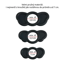 BASIC X Elephant silikónové erekčné krúžky 3 ks