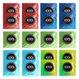 EXS kondómy Mix testovacia sada 20 ks
