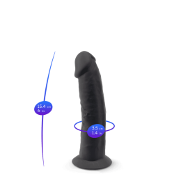 Silexd The original dildo Model 2 - čierne
