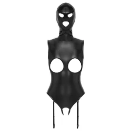 Bad Kitty Body s kuklou - černé: XL