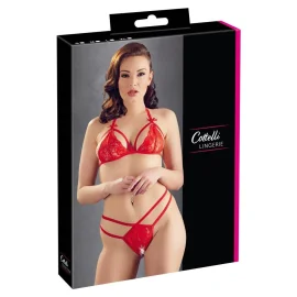 Cottelli čipkový set červený