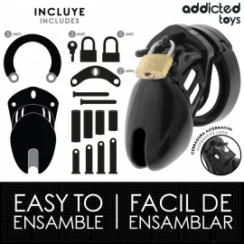 addicted toys Obsidian hold klietka na penis S