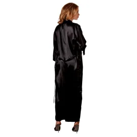 Cottelli Lingerie Kimono dlhé - čierne: S/M