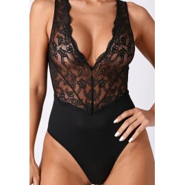 Passion EVALIE body - čierne XL