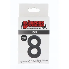 Bangers Double erekčný krúžok čierny