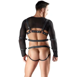 Svenjoyment Bondage Pánsky 3-dielny set čierny M