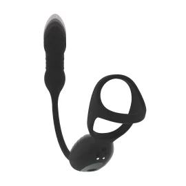 Levelz Vibrating and Thrusting stimulátor prostaty a perinea s erekčným krúžkom