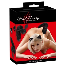 Bad Kitty Pet Play Ouška a análny kolík s chvostom