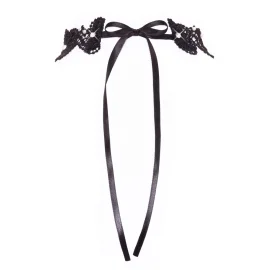 Cottelli Accessoires Choker Čipkový obojok s kamienkami