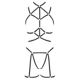 Cottelli Lingerie Harness set čierny