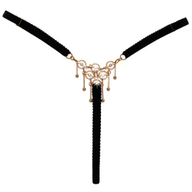 Cottelli Lingerie Tangá - zlatá ozdoba