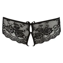 Cottelli Lingerie Čipkové nohavičky čierne