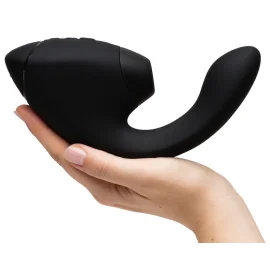 Womanizer Next Duo stimulátor klitorisu a vibrátor 2 v 1  - Black