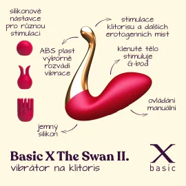 BASIC X The Swan II. vibrátor na klitoris
